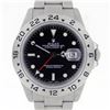 Image 1 : Rolex Mens Stainless Steel Black Dial Oyster Band 40mm Explorer II Wristwatch
