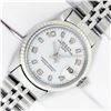Image 2 : Rolex Ladies Stainless White Arabic Date Wristwatch