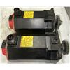 Image 1 : (2) Fanuc #A06B-0238-B605#S000 AC Servo Motor w/ A860-2010-T341 Pulse Coders