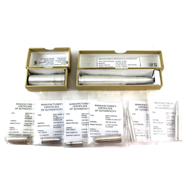 23.37oz Lot Total! Northwest Territorial Mint .999 Fine Silver Bullets. 8pcs (Tax Exempt) 