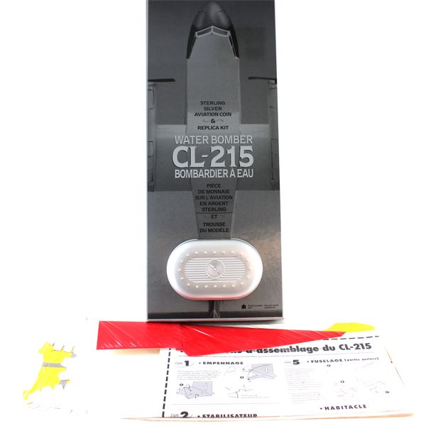 Rare! 1998 $20 1oz .925 Fine Silver With Selective Gold Plating Aviation Coin & Replica Kit.