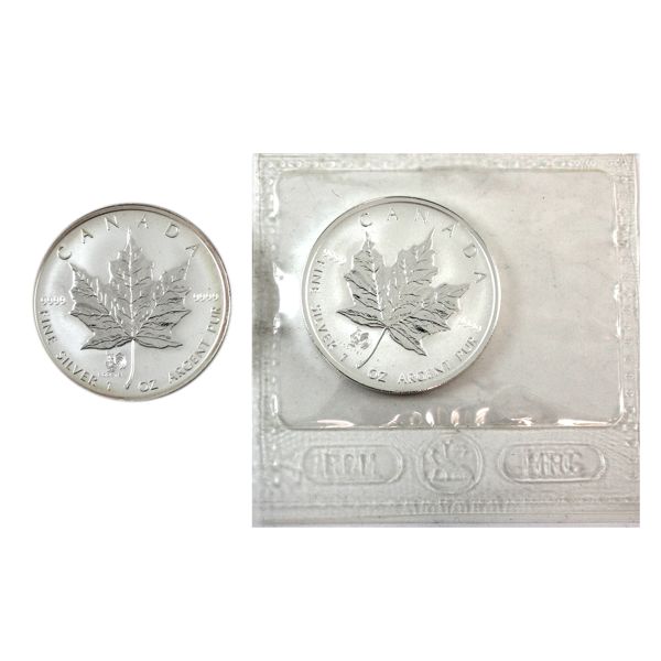 2x 1oz Canada 2005 $5 Rooster Privy .9999 Silver Coin. 2pcs. (Tax Exempt) 