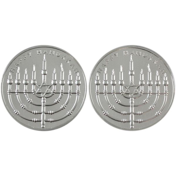 2x 1oz Osborne Mint Happy Hanukkah .999 Silver Round 2pcs. (Tax Exempt) 