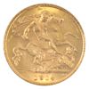 Image 1 : Great Britain Gold 1914 1/2 Sovereign Brilliant Uncirculated (scratched)