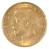 Image 2 : Great Britain Gold 1914 1/2 Sovereign Brilliant Uncirculated (scratched)