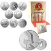 Image 1 : 2015 $10 Looney Tunes 8-coin Fine Silver Set in Deluxe Display Case (Tax Exempt)