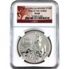 Image 1 : Tokelau 2014 $5 Reverse Proof Year of the Horse NGC PF69 (Tax Exempt)