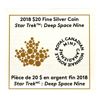 Image 3 : $20 2018 Star Trek-Deep Space 9 CCCS PF68 UHC. (Tax Exempt)