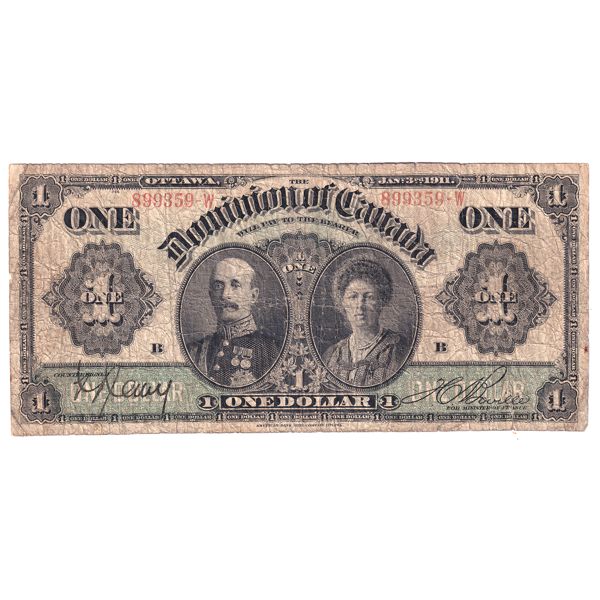 DC-18d-i 1911 $1 F12 Boville SN: 899359-W 