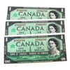 Image 1 : BC-45-b-i 1967 $1 Beattie-Rasminsky Notes In Sequence INCLUDES: SN: H/P7052706-"07-"08. 3pcs.