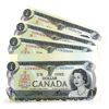 Image 1 : BC-46b 1973 $1 Crow-Bouey Notes in Sequence INCLUDES: SN: ECR8255651-"700. 50pcs. 