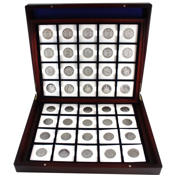 Canada 1906-2008 50-cent Collection in Deluxe Lighthouse Case. 85pcs. 