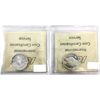 Image 2 : 5-cent 2005, VE Day Silver PF67, 2005 Silver PF66 ICCS Ultra Heavy Cameo. 2 pcs.