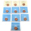 Image 2 : 1-cent 1965-1989 ICCS & CCCS MS63 to PL65 Red. 10pcs. 