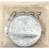 Image 2 : Silver $1 1947 Maple Leaf ICCS MS62 