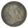 Image 2 : Great Britain Silver 1895 Crown Lix VF (Scratched) 