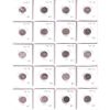 Image 2 : Canada 5-cent 1902-1920 Bulk Lot Collection In 4x 20-Pocket Sheets. 75pcs.