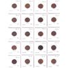 Image 2 : Newfoundland 1-cent 1940-1947 Bulk Lot Collection In 6x 20-Pocket Sheets. 108pcs. 