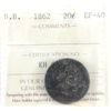 Image 1 : New Brunswick 20-cent 1862 ICCS EF40