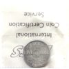 Image 2 : 5-cent 1922 Near Rim ICCS MS63. In Vintage Embossed Two-Letter Holder