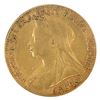 Image 2 : Great Britain Gold 1898 Sovereign VF-EF