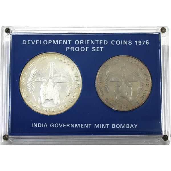 India 1976 B (Bombay) 2-Piece Proof Set