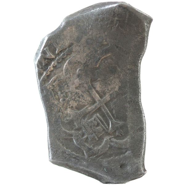 Mexico Assayer L 8 Reales "Cob Sea Salvage" VF 