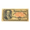 Image 1 : Error! USA 1864 Pick-124 50-cent "Cutting Error" F-VF 