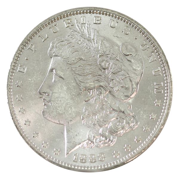USA Silver 1888 O-Morgan Dollar BU (MS63)