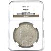 Image 1 : USA Silver 1893 Morgan Dollar NGC MS60