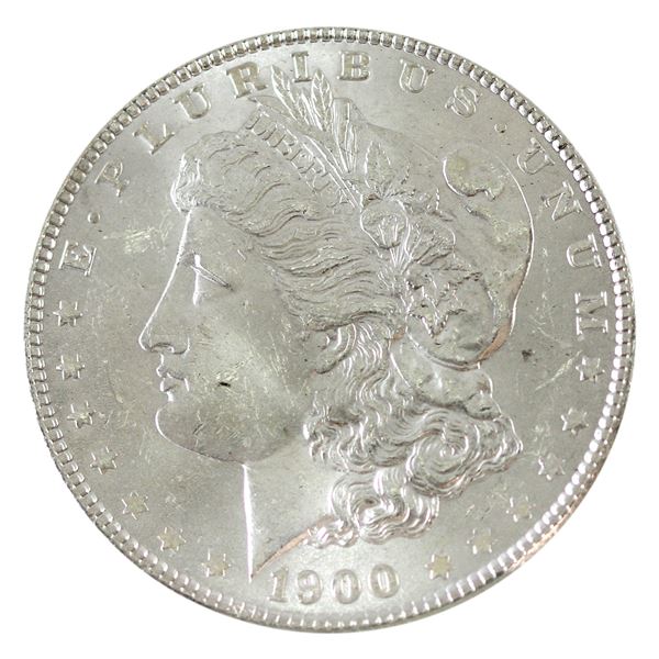 USA Silver 1900 Morgan Dollar Choice BU (MS64)