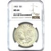Image 1 : USA Silver 1903 Morgan Dollar NGC MS64