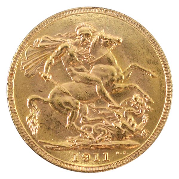1911c Gold Sovereign UNC+ 