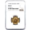 Image 1 : 1919C Gold Sovereign NGC MS64. A Very Sharp Coin with Strong Strike Details