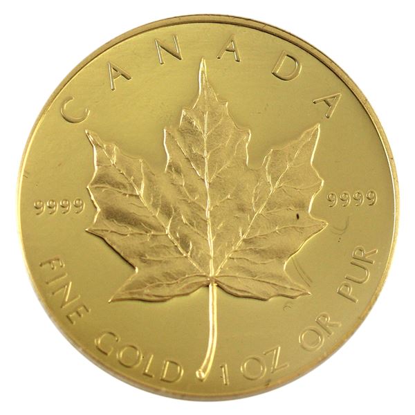 1989 Gold $50 Proof 1oz. GML in Display Case, With Original Box (Tax Exempt)