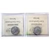 Image 2 : 1989 Commemorative Maple Leaf Issue Proof 3-coin 1oz Fine Silver, 1/10oz Gold & 1/10oz Platinum Set