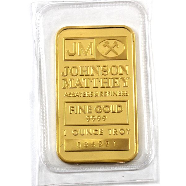 1oz Gold Johnson Matthey TD Bank Bar SN: 035981 (Tax Exempt)