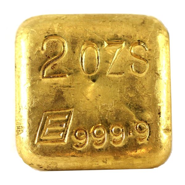 2oz Gold Engelhard Vintage 'Button'.  A choice example of this issue. (Tax Exempt) 