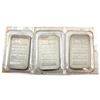 3x 1oz Johnson Matthey & Mallory Consecutive "King Koil" Silver Bars. *Scarce* 3pcs. (Tax Exempt)