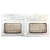 2x 1oz Royal Canadian Mint Vintage Original Sealed Silver Bars. 2pcs. (Tax Exempt)