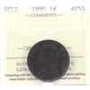 Image 1 : Newfoundland 1-cent 1890 ICCS AU55