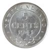 Image 2 : Newfoundland 5-cent 1941c ICCS MS65