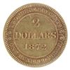 Image 2 : Newfoundland Gold $2 1872 ICCS EF40