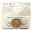 Image 1 : Newfoundland Gold $2 1881 ICCS EF45