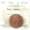 Image 1 : 1-cent 1888 Landon ICCS MS66 Red