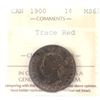Image 1 : 1-cent 1900 ICCS MS62 Trace Red