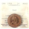 Image 1 : 1-cent 1908 ICCS MS65 Red