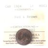 Image 1 : 1-cent 1924 ICCS MS63 Red & Brown
