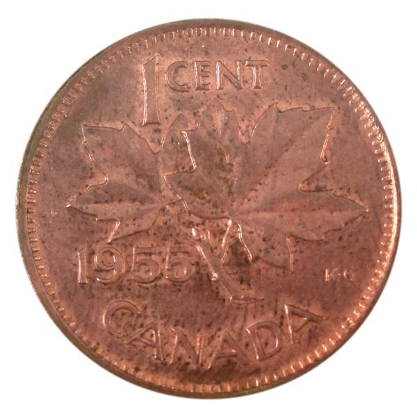 1-cent 1955 NSF Brilliant Uncirculated (MS63)