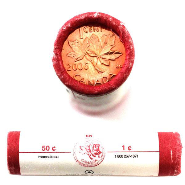 1-cent 2006P Magnetic Original Roll of 50pcs.